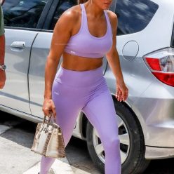 Jennifer Lopez Dons Another Sexy Ab Baring Gym Outfit in Miami 22 Photos