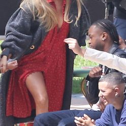 Jennifer Lopez Wears a Revealing Red Dress as She Gets Back to Work on Set in Miami 86 Photos