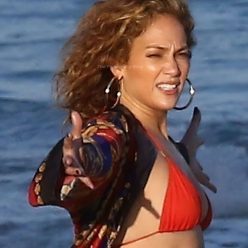 Jennifer Lopez is Pictured Perfect in a Red Bikini 42 Photos