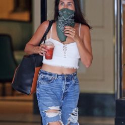 Jessica Ciencin Henriquez Leaves Her Hotel Wearing Armie8217s Bandana in LA 19 Photos
