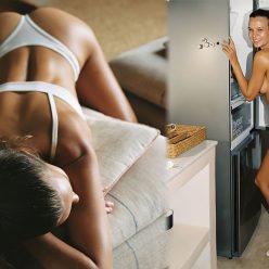 Josephine Skriver Sexy 038 Topless 5 Photos
