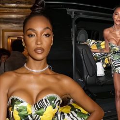 Jourdan Dunn Puts on a VERY Busty Display at the Changemakers Prize Event For LFW 18 Photos