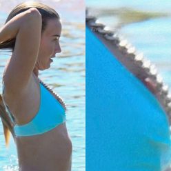 Julianne Hough Stuns in a Blue Bikini with a Small Nip Slip 72 Photos