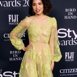 Jurnee Smollett Looks Beautiful in a See Through Dress at the 6th Annual InStyle Awa