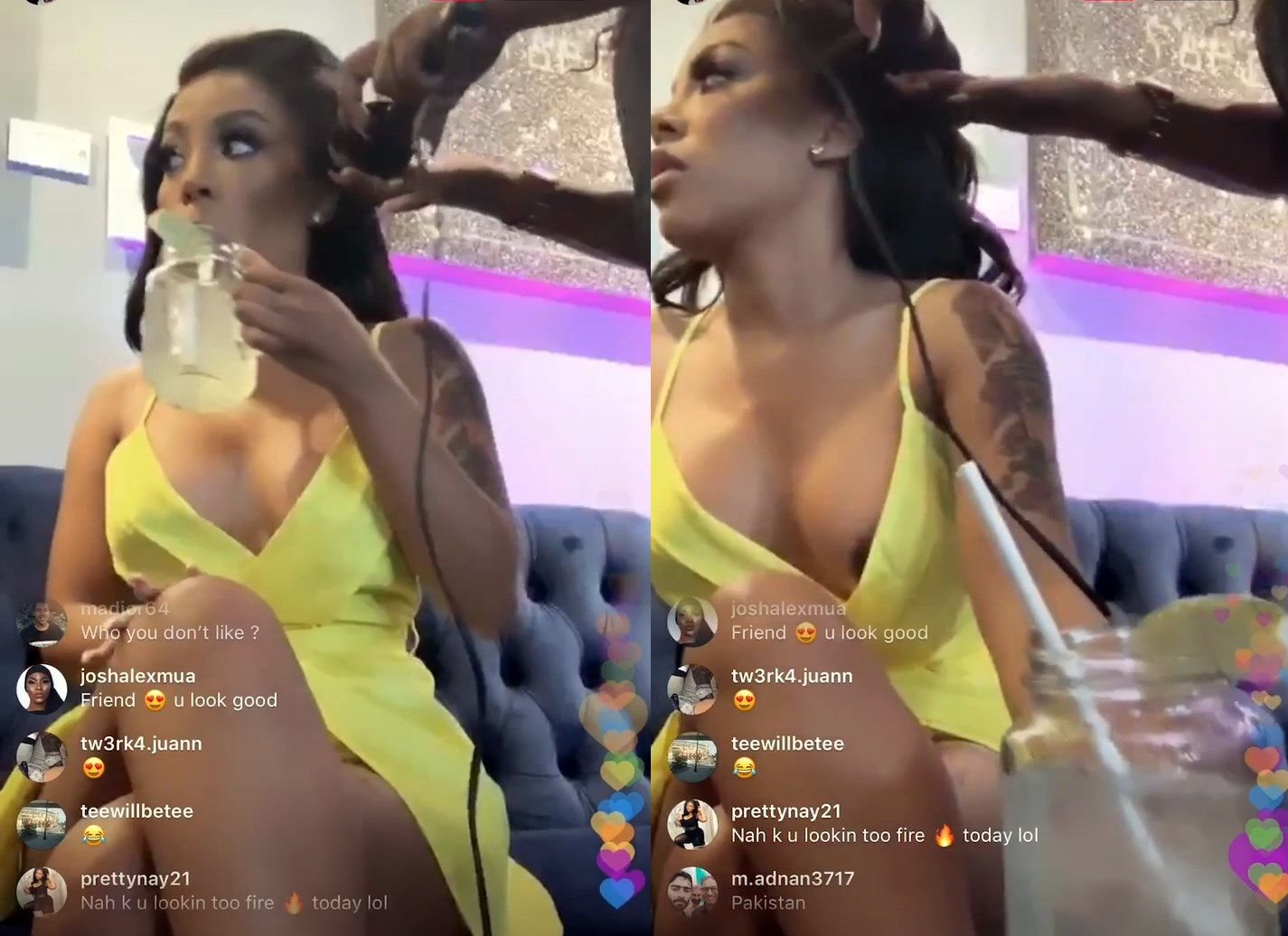 K. Michelle Nip Slip (7 Pics + Video)