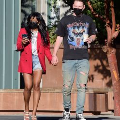 Keke Palmer Packs On the PDA with Styn After Facing Criticism Over Their Interracia