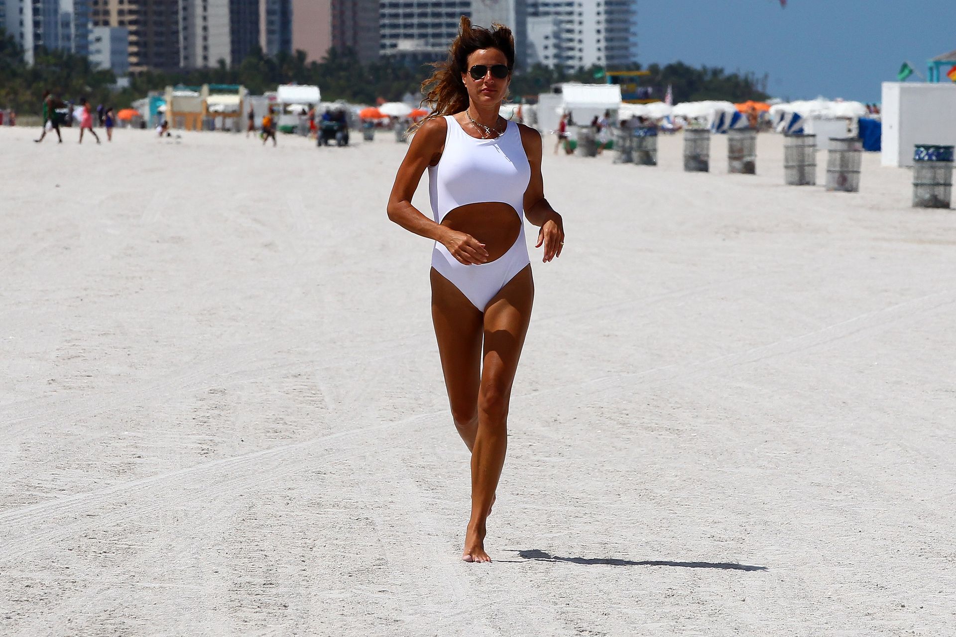 Kelly Bensimon is Spotted Jogging on Miami Beach (20 Photos)