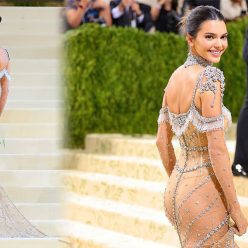 Kendall Jenner Rocks Naked G String Dress To Steal The Spotlight From BFF Gigi Hadid 144 Pho