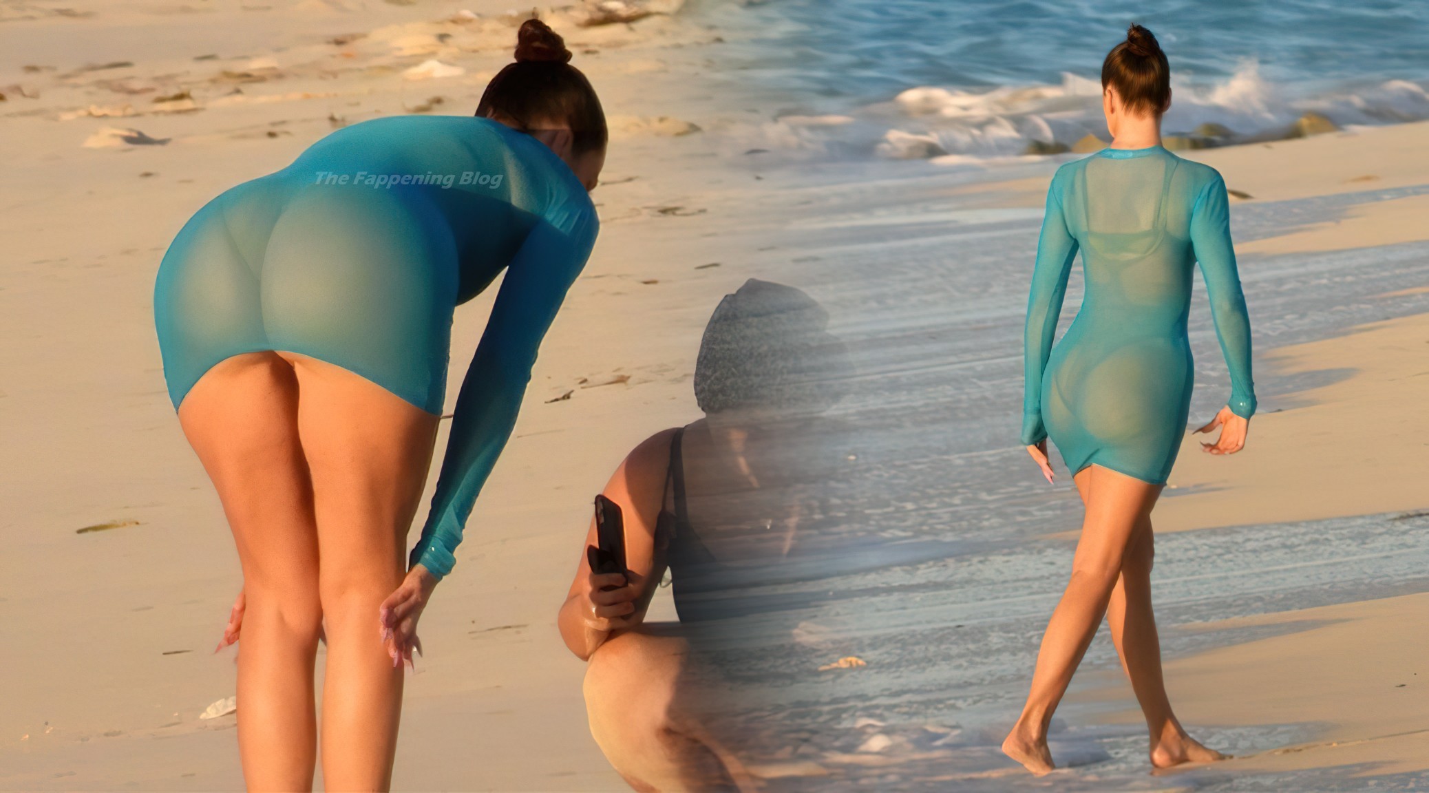 Khloe Kardashian Hot (2 Collage Photos)