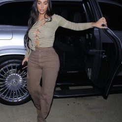 Kim Kardashian Goes Braless as She Heads Out to Dinner at La Scala in Beverly Hills 13 Photos