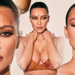 Kim Kardashian Goes Wet 8 Photos