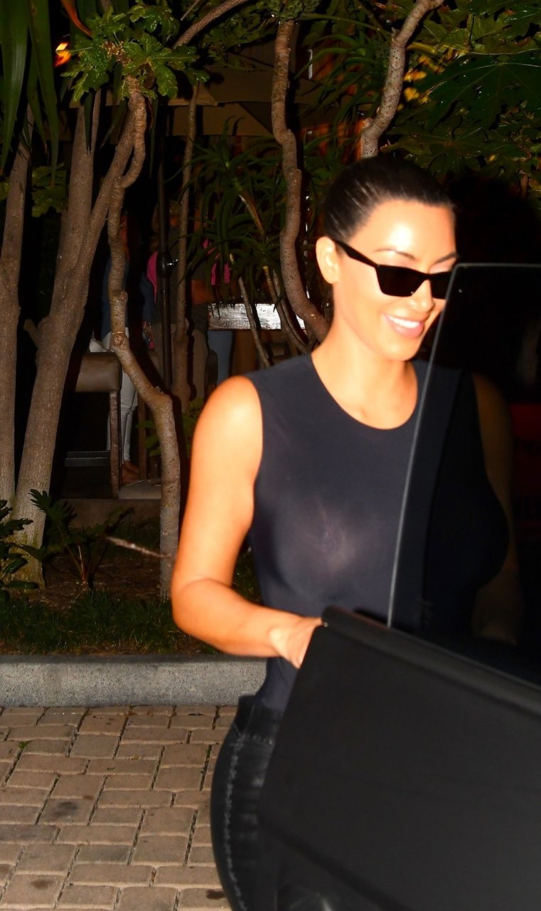 Kim Kardashian See Through (12 New Photos)