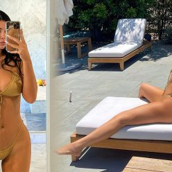 Kylie Jenner Looks Hot in a Tiny Bikini 12 Photos Video