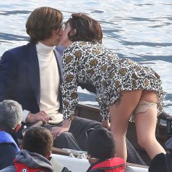 Lady Gaga 038 Adam Driver Are Seen Kissing on a Boat at Lake Como 39 Photos