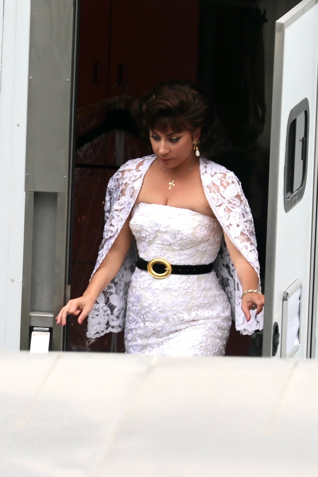 Lady Gaga is Spotted on the Set of the New Movie The House of Gucci out in Rome (42 Photos)