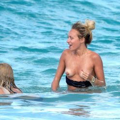 Lana Scolaro Shows Her Nude Tits on the Beach 12 Photos