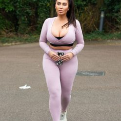 Lauren Goodger Is Seen Leaving Her House To Go Out For A Morning Run 20 Photos