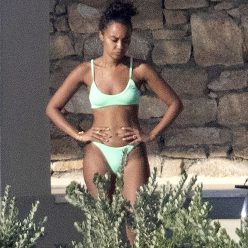 Leigh Anne Pinnock and Her Sister Show Off Their Golden Tanned Beach Bodies in Mykonos