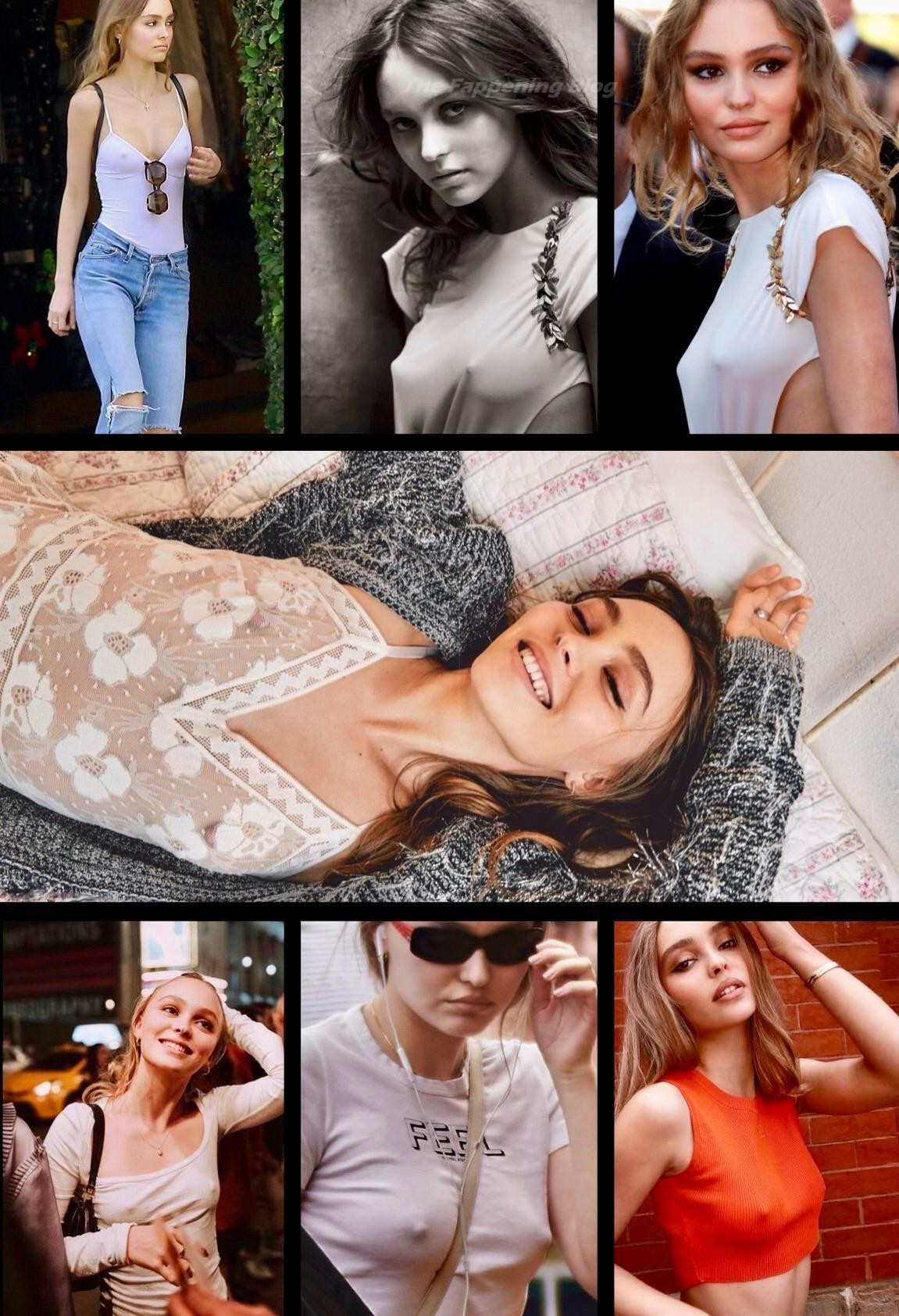 Lily-Rose Depp Hot (1 Collage Photo)