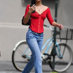 Lily Rose Depp is Seen Braless in New York City 20 Photos