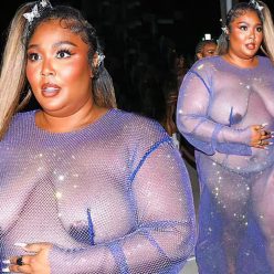 Lizzo Leaves Little to the Imagination Exiting Cardi Bs 29th Birthday Party 48 Photos