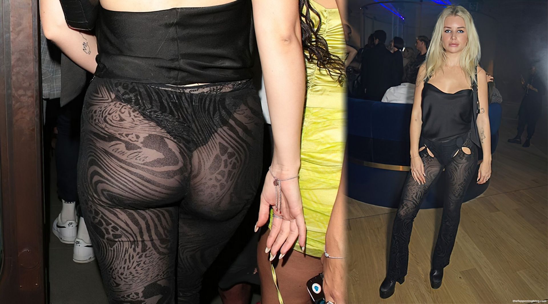 Lottie Moss Flaunts Her Butt in Black Panties at the Opening of Park Row’ Restaurant in London (31 Photos)