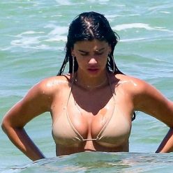 Lucciana Beynon Goes For a Dip in the Pacific 25 Photos