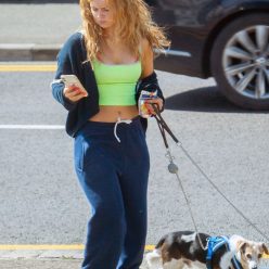 Maisie Smith Is Seen Out Walking Her Dogs 21 Photos