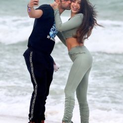 Mariah Angeliq 038 Max Ehrich are Seen Together on the Beach in Miami 82 Photos