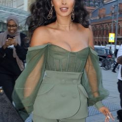 Maya Jama Looks Worse For Wear as She Makes an Incredibly Busty Exit From Sports Launch 109 Ph