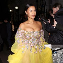 Maya Jama Shows Her Cleavage at the British Vogue And Tiffany 038 Co. Party 76 Photos