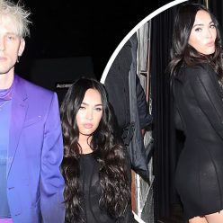 Megan Fox 038 MGK are Seen Leaving an Event at The Nice Guy 70 Photos