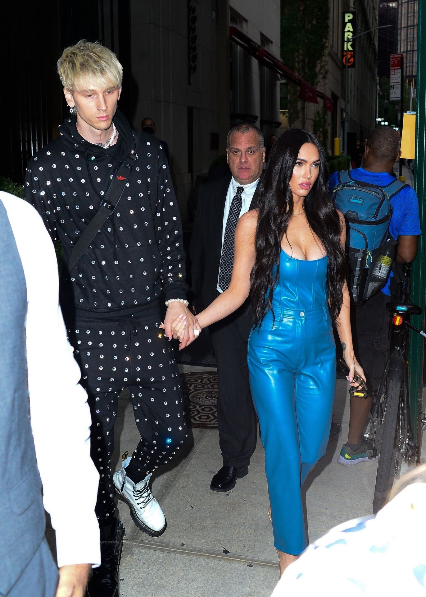 Megan Fox & Machine Gun Kelly Hold Hands Heading Out in the Big Apple (7 Photos)
