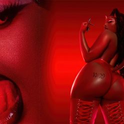 Megan Thee Stallion Shows Her Huge Booty For the Something for Thee Hotties Promo Shoo
