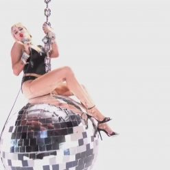 Miley Cyrus Swings on a Giant Disco Globe in a Very Risque Outfit at the MTV VMAs 52 Photos V