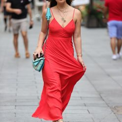 Myleene Klass Looks Stunning in a Red Dress 14 Photos