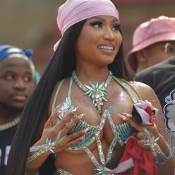 Nicki Minaj Shows Off to the Crowd on Top of a Music Truck at the Socadrome 17 Photos