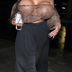 Nicki Valentina Rose Stuns with Her Huge Boobs in Manchester 7 Photos