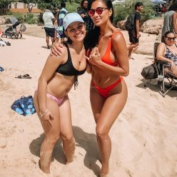 Nicole Scherzinger Hits the Beach on Holiday in Hawaii 12 Photos