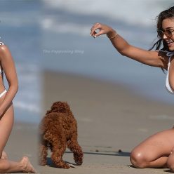 Olivia Culpo is Seen Rocking a Boohoo Bikini 9 Photos