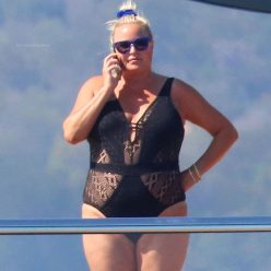 Paige Laurie is Spotted Onboard the Mega Yacht 8216Kaos8217 Out in Cannes 34 Photos