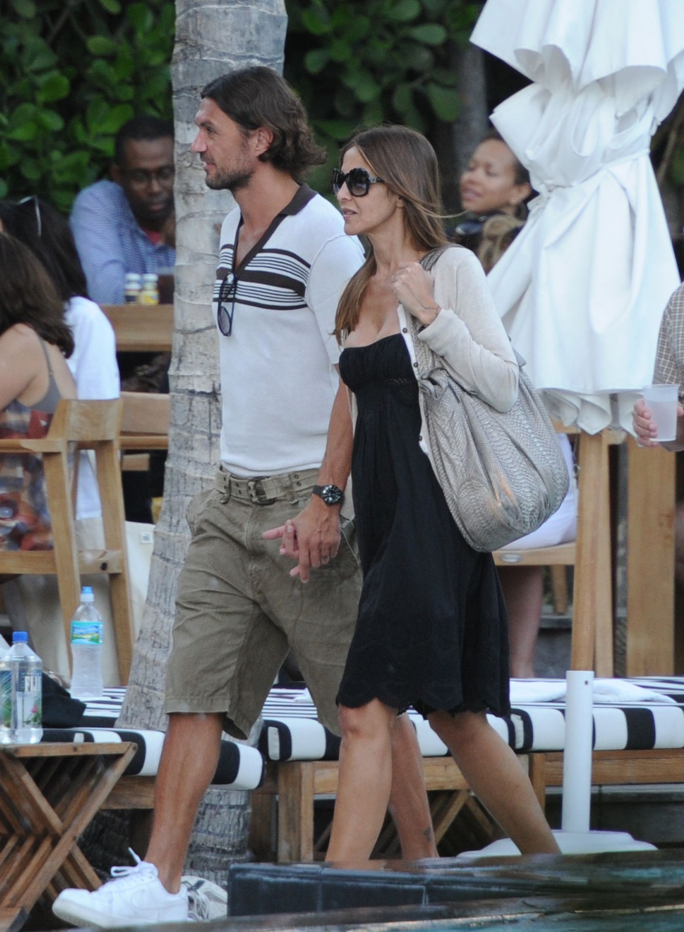 Paolo Maldini & Adriana Fossa Was Spotted in Miami (16 Photos)