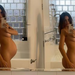 Pregnant Emily Ratajkowski Poses Naked 5 Photos
