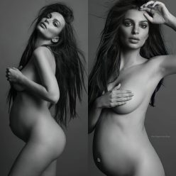 Pregnant Emily Ratajkowski Poses Naked 9 Photos