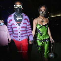 Quavo and Saweetie are Seen Holding Hands After Enjoying a Romantic Valentine8217s Day Din