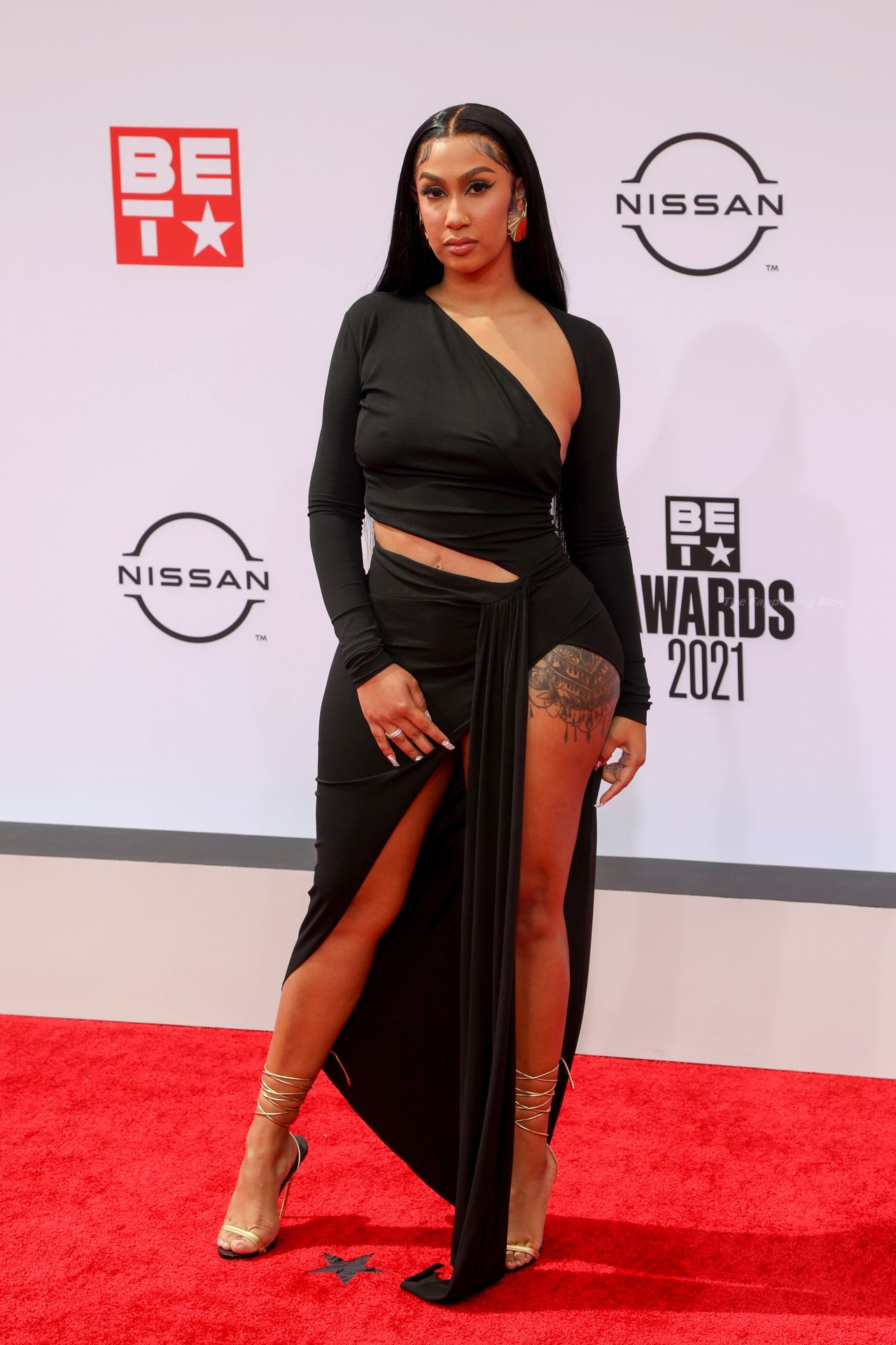 Queen Naija is Seen at The BET Awards 2021 and Megan Thee Stallions BET Afterparty (15 Photos)