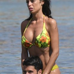 Raffaella Fico Enjoys a Day with Her New Boyfriend on the Beach in Mykonos 50 Photos