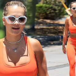 Rita Ora Shows Off Her Toned Body While Heading to Pilates 13 Photos