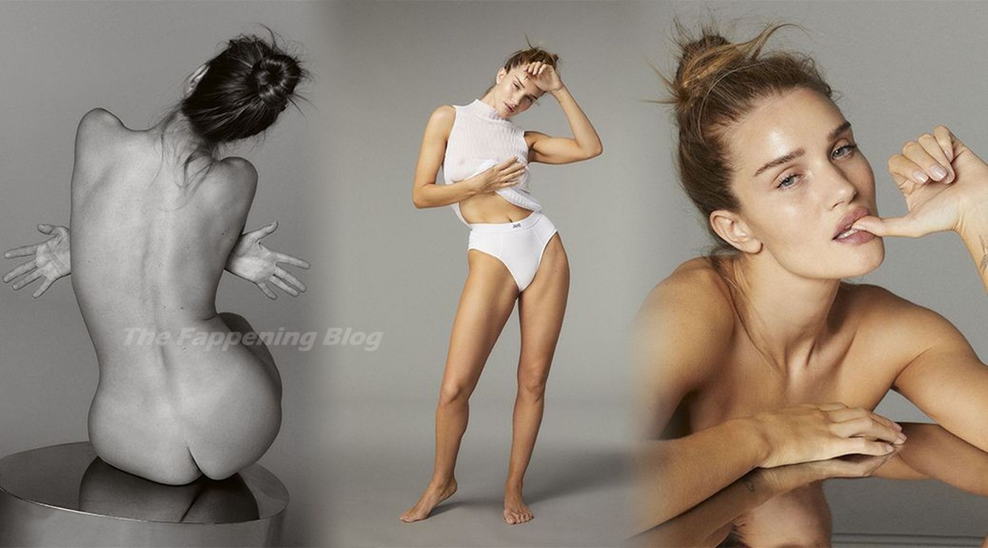 Rosie Huntington-Whiteley Nude & Sexy  - ELLE Magazine (9 Photos)
