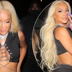 Saweetie Shows Off Her Curvy Figure as She Steps Out to a Party 44 Photos